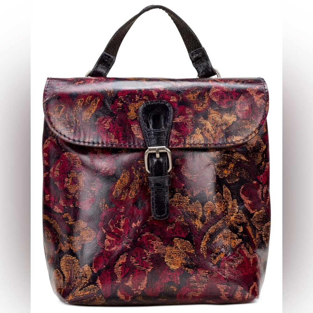 Patricia Nash Vatoni Small Convertible Leather Backpack